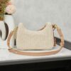 6930b7506e68136f4d9ae192 Beige Knitted Prada Underarm Handbag with Box 🎀 Love at First Sight
