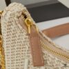 6930b7516e68136f4d9ae193 Beige Knitted Prada Underarm Handbag with Box 🎀 Love at First Sight