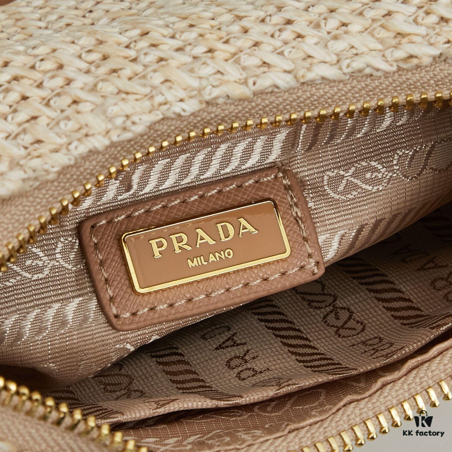 6930b7526e68136f4d9ae197 Beige Knitted Prada Underarm Handbag with Box 🎀 Love at First Sight