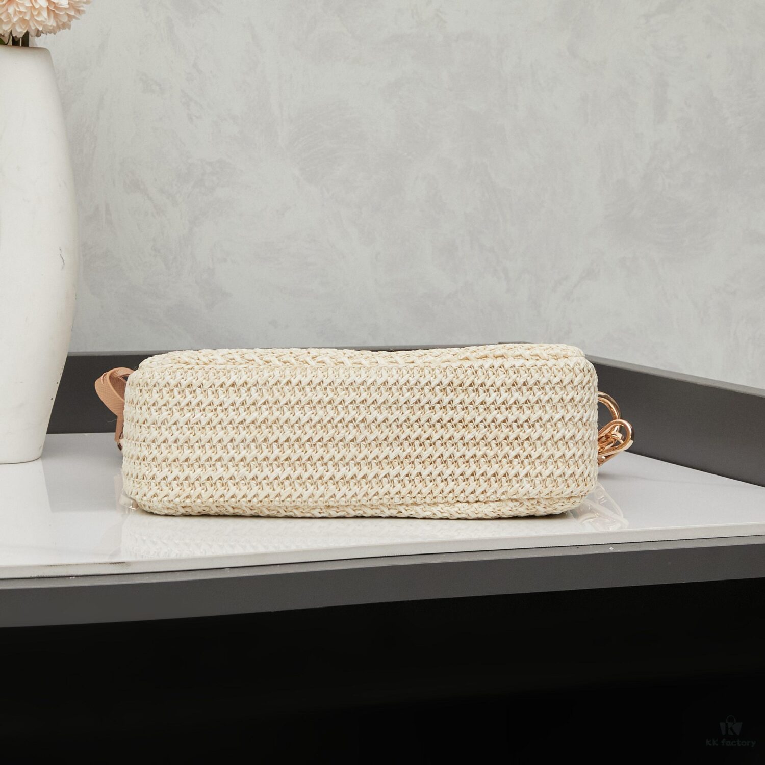 6930b7586e68136f4d9ae19d Beige Knitted Prada Three-in-One Bag 🎀 Adorable Design with Box