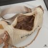 6930b7596e68136f4d9ae19e Beige Knitted Prada Three-in-One Bag 🎀 Adorable Design with Box