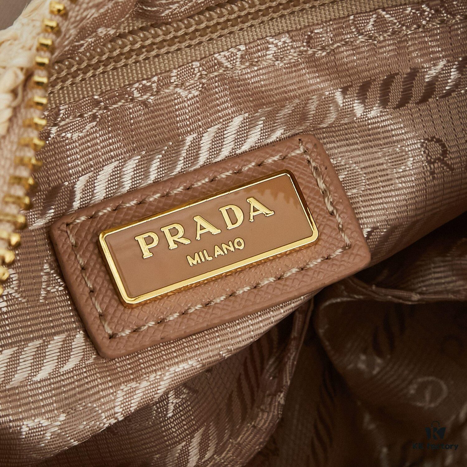 6930b7596e68136f4d9ae1a0 Beige Knitted Prada Three-in-One Bag 🎀 Adorable Design with Box