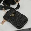 6930b7626e68136f4d9ae1a9 Beige Knitted Prada 3-in-1 Bag 🎀 Adorable Design with Box