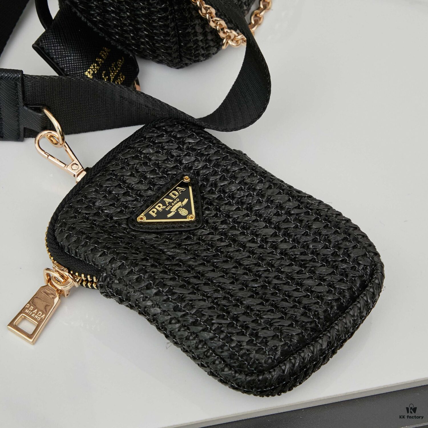 6930b7626e68136f4d9ae1a9 Beige Knitted Prada 3-in-1 Bag 🎀 Adorable Design with Box