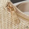 6930b7626e68136f4d9ae1aa Beige Knitted Prada Three-in-One Bag 🎀 Adorable Design with Box