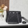 6930b7626e68136f4d9ae1ac Prada Vintage Zipper Style Chain Quilted Crossbody Bag