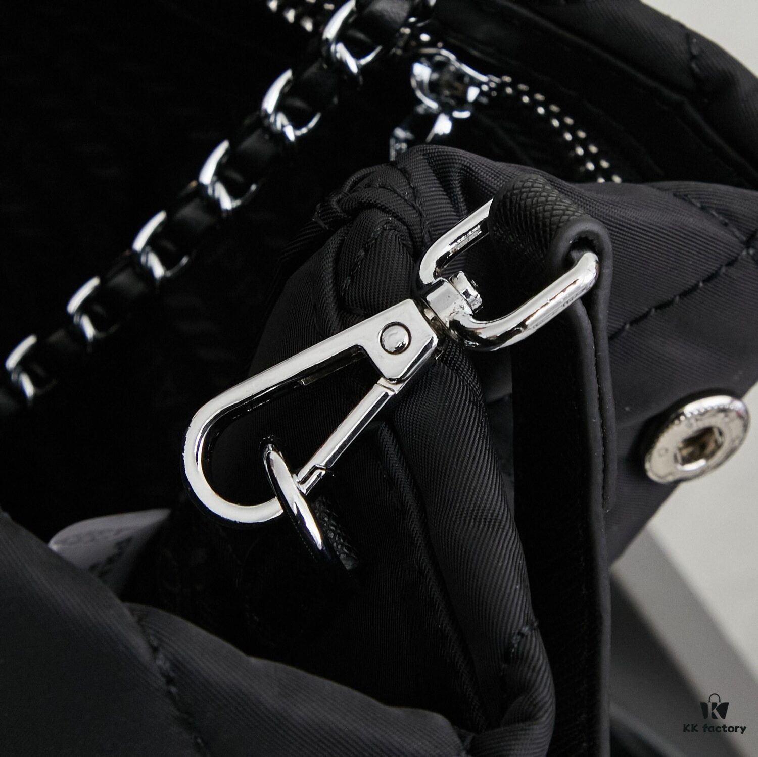 6930b7666e68136f4d9ae1b0 Prada Vintage Zipper Style Chain Quilted Crossbody Bag