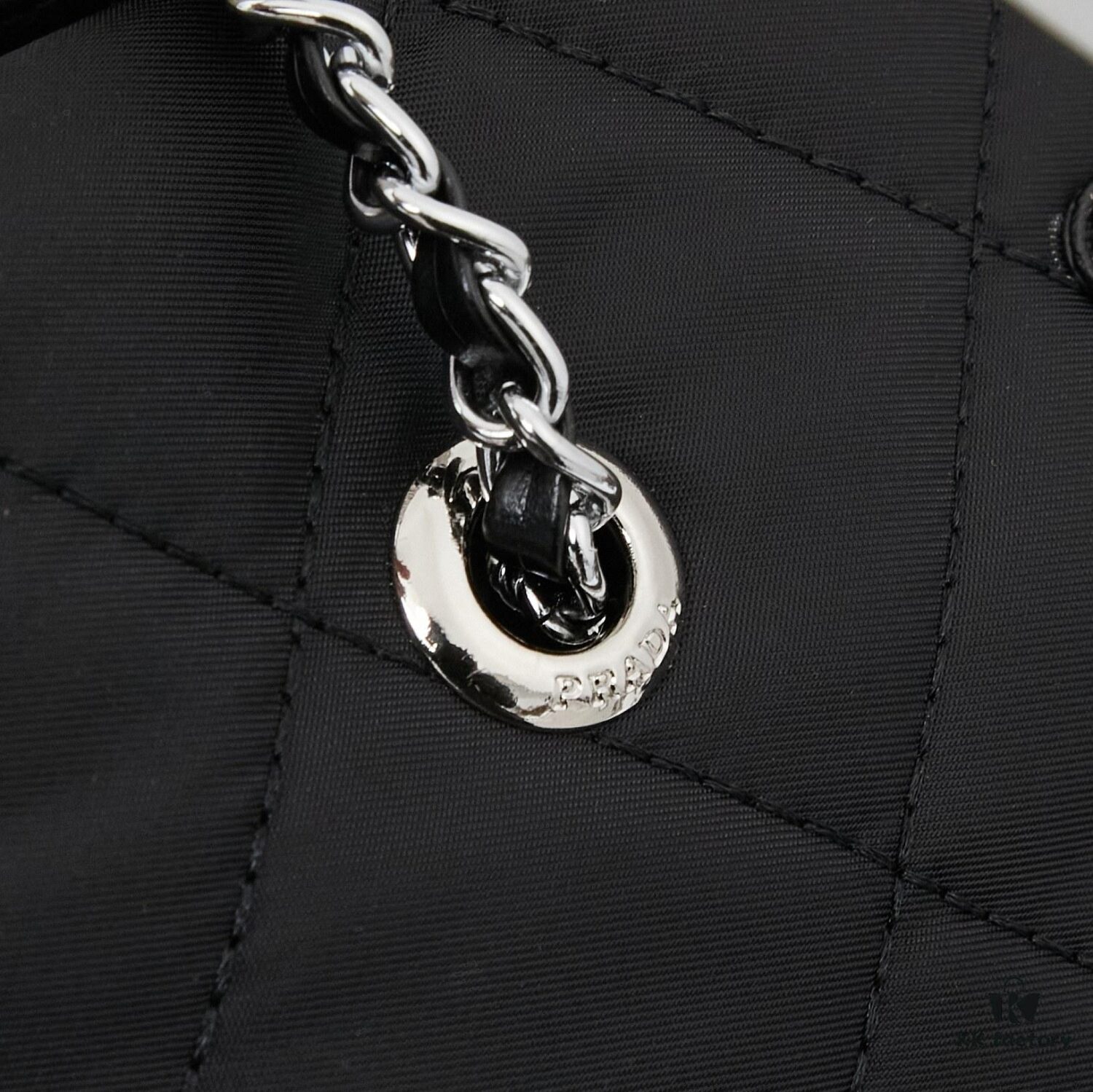 6930b7676e68136f4d9ae1b1 Prada Vintage Zipper Style Chain Quilted Crossbody Bag