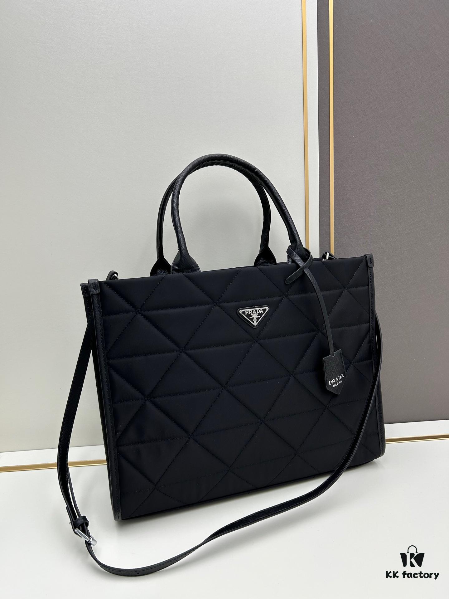 6930b7906e68136f4d9ae1f9 Prada Tote Parachute Shopping Bag - Large Size, Soft and Lightweight Material