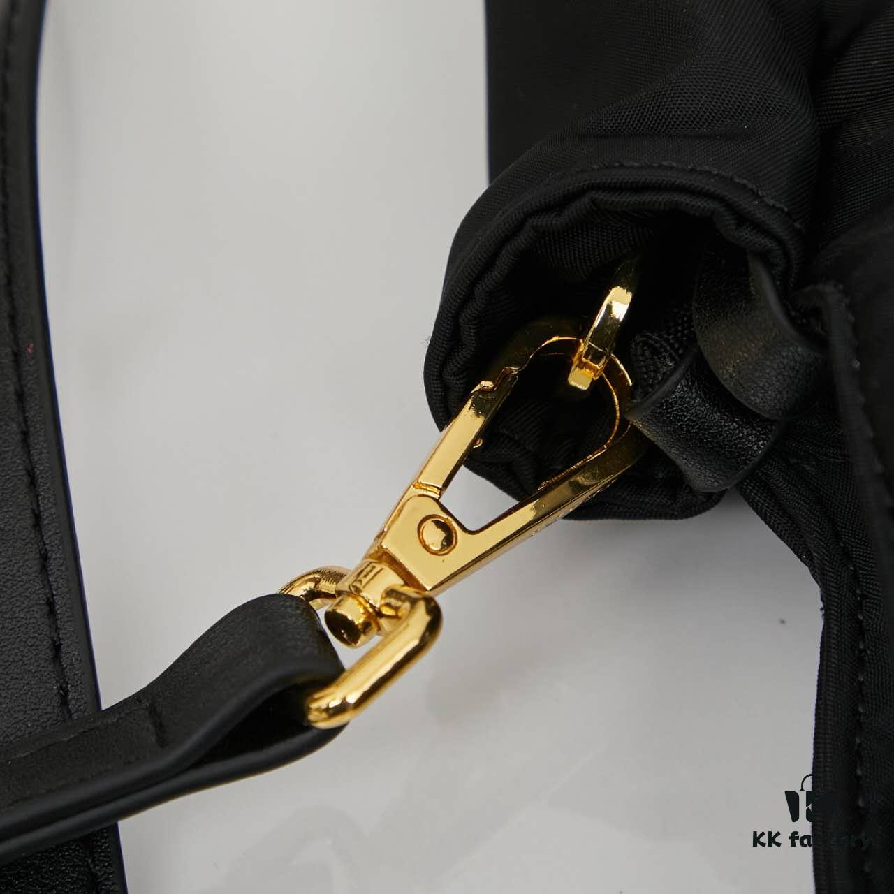 PRADA Bow Basket Bag in Recycled Nylon with Box