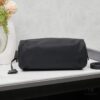 With Box, PRADA 2024 Fall/Winter Black Padlock Shoulder Bag