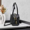 6930b7b86e68136f4d9ae23a Prada 2024 Fall/Winter Black Re-Nylon and Leather Lock Detail Shoulder Bag