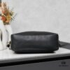 6930b7b96e68136f4d9ae23c Prada 2024 Fall/Winter Black Re-Nylon and Leather Lock Detail Shoulder Bag