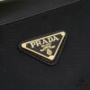 6930b7b96e68136f4d9ae23d Prada 2024 Fall/Winter Black Re-Nylon and Leather Lock Detail Shoulder Bag