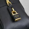 6930b7bc6e68136f4d9ae240 Prada 2024 Fall/Winter Black Re-Nylon and Leather Lock Detail Shoulder Bag