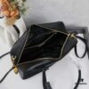 6930b7bc6e68136f4d9ae242 Prada 2024 Fall/Winter Black Re-Nylon and Leather Lock Detail Shoulder Bag