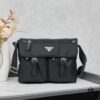 6930b7c16e68136f4d9ae24c Prada Nylon Parachute Large Messenger Bag with Box