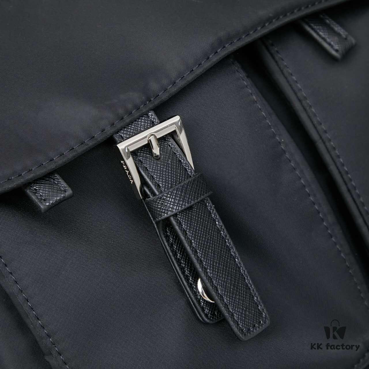 6930b7c56e68136f4d9ae252 Prada Nylon Parachute Large Messenger Bag with Box