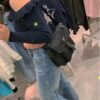 Prada Nylon Parachute Large Messenger Bag with Box
