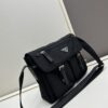 6930b7cc6e68136f4d9ae261 Prada Nylon Parachute Large Messenger Bag