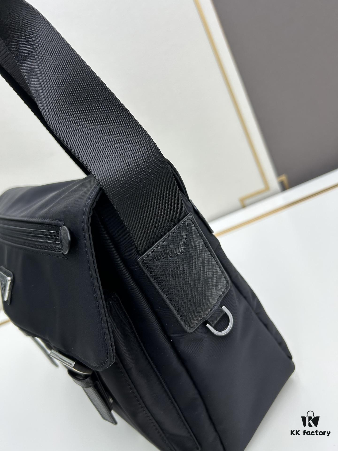 6930b7ce6e68136f4d9ae264 Prada Nylon Parachute Large Messenger Bag