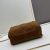 Prada Brown Suede Chain Shoulder Bag with Box - Daily Vintage