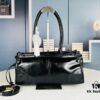 6930b7d56e68136f4d9ae26e PRADA New Arrival: Vintage Style Top-Grain Leather Handbag in Black Waxed Finish, Model No. 426