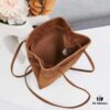 Prada Mini Crossbody Bag in Suede with Box