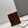 Prada Mini Crossbody Bag in Suede with Box