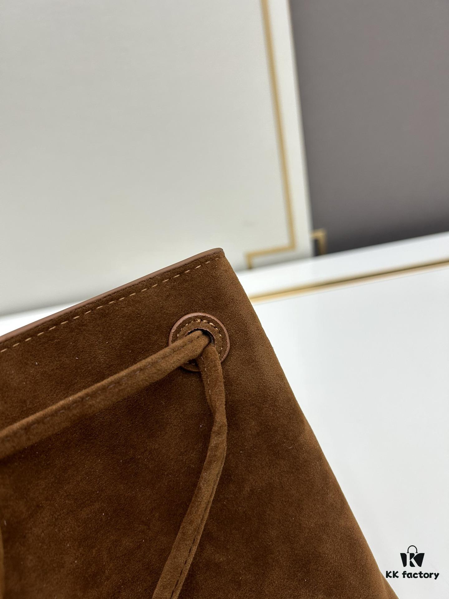 Prada Mini Crossbody Bag in Suede with Box