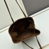 Prada Mini Crossbody Bag in Suede with Box