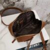 6930b81d6e68136f4d9ae2f5 Vintage Prada Suede Bag with Box and Long Handle, Retro Merlot Style