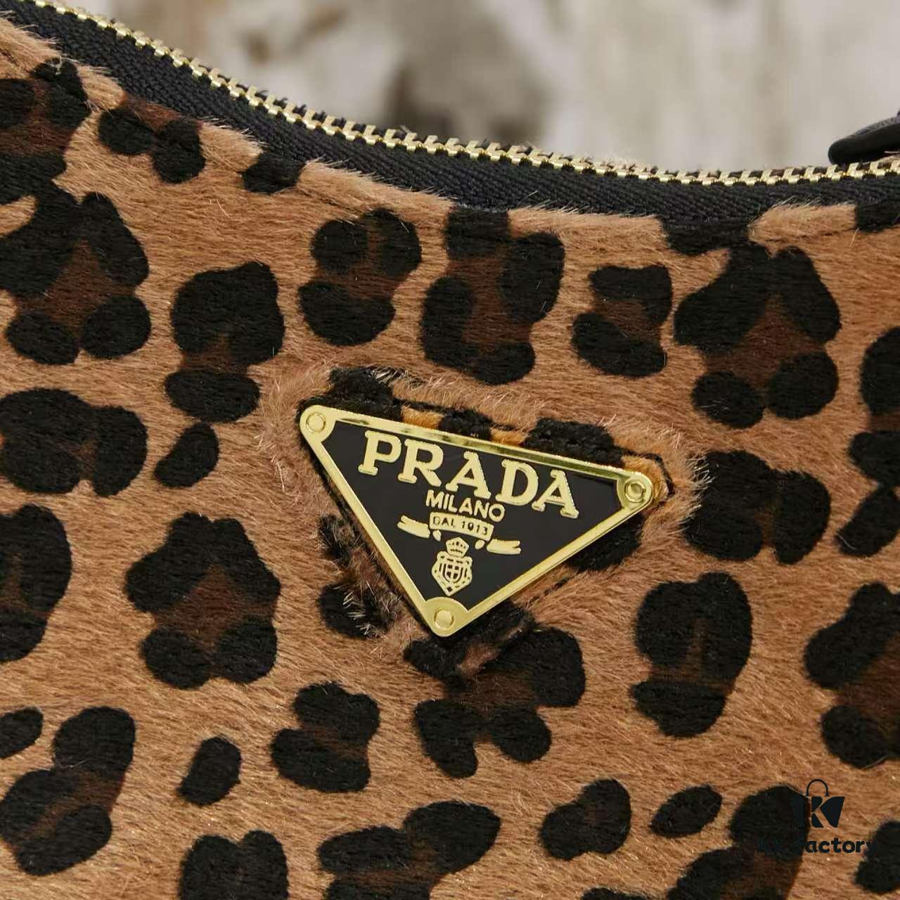 6930b8236e68136f4d9ae302 Prada Leopard Print Pony Hair Bag in Box
