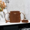 Prada New Suede Brown Collection with Box! Perfect for Fall/Winter