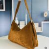 6930b82f6e68136f4d9ae318 Prada Suede Underarm New Bag | Prada Aimee Bag 2024 Fall/Winter Collection Model No. 2460 with Box, Size 37x24x9