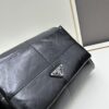 6930b8456e68136f4d9ae33a Prada Re-Edition Shoulder Bag in Black and Silver – Cool Enough to Steal Your Heart!