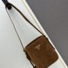 Prada New Suede Brown Collection with Box! Perfect Fall/Winter Companion