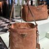 Prada New Suede Brown Collection with Box! Perfect Fall/Winter Companion