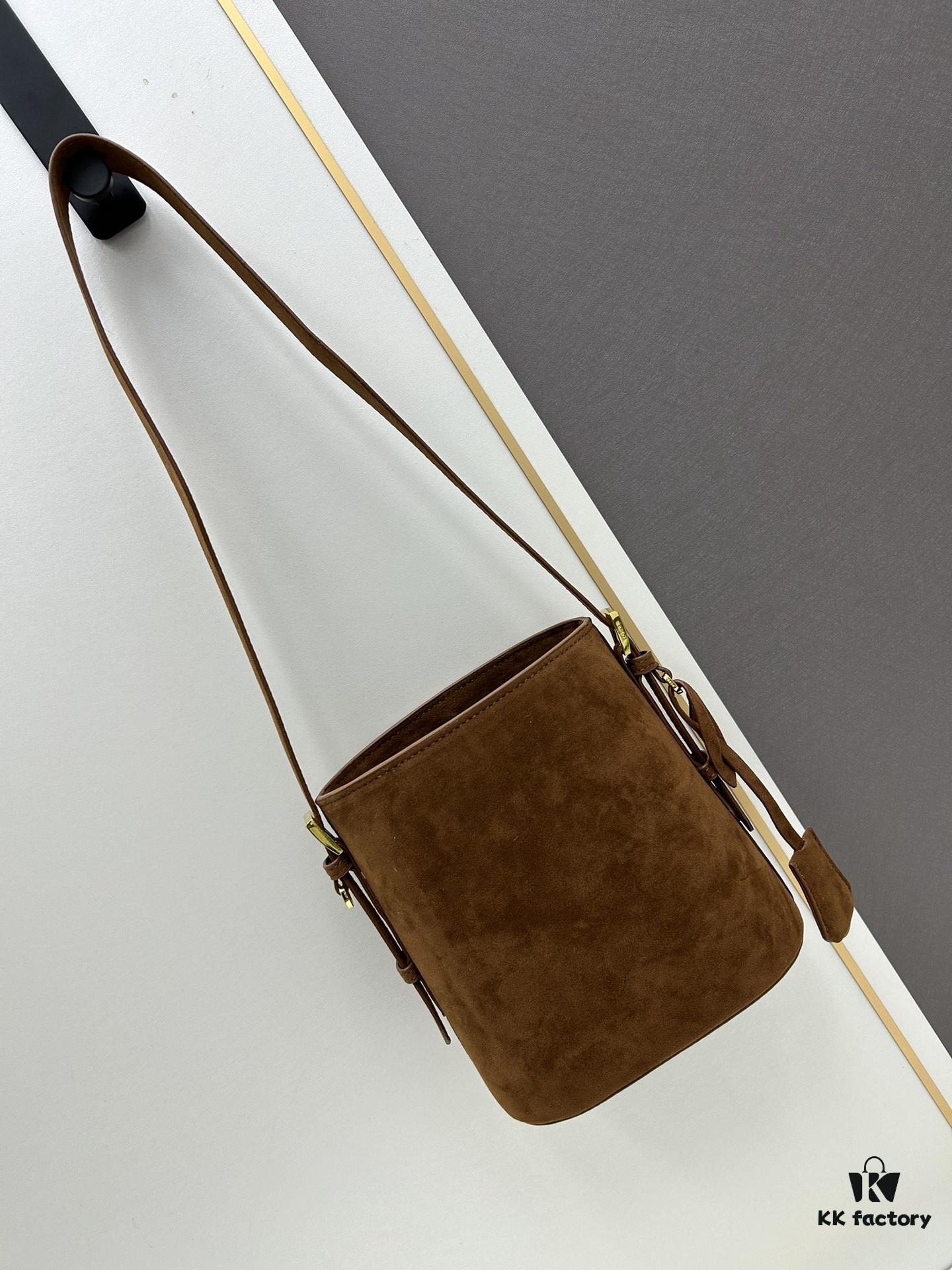 6930b8556e68136f4d9ae359 Prada New Suede Brown Collection with Box! Fall/Winter Essential