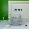 6930b8646e68136f4d9ae370 Box Included, Original Order, Factory Custom Leather ♥️ PRADA Launches New 2022 Spring/Summer Crystal Hobo Handbag, Crafted from Premium Calfskin, Fresh Interpretation by Du Juan, Wen Qi, and Deng Enxi, Lightweight and Stylish, Must-Have for Fashion Enthusiasts