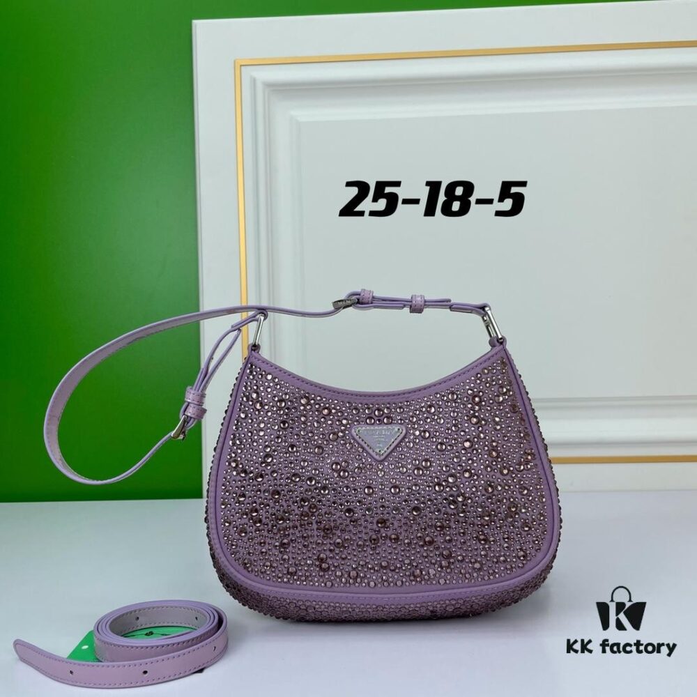 6930b8706e68136f4d9ae387 Original Order, Factory Custom Leather, PRADA Launches New 2022 Spring/Summer Crystal Hobo Handbag