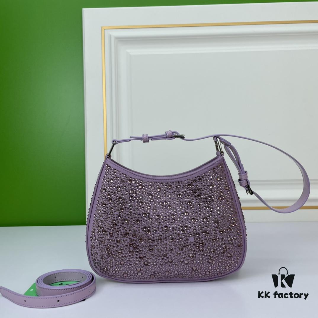 6930b8706e68136f4d9ae388 Original Order, Factory Custom Leather, PRADA Launches New 2022 Spring/Summer Crystal Hobo Handbag