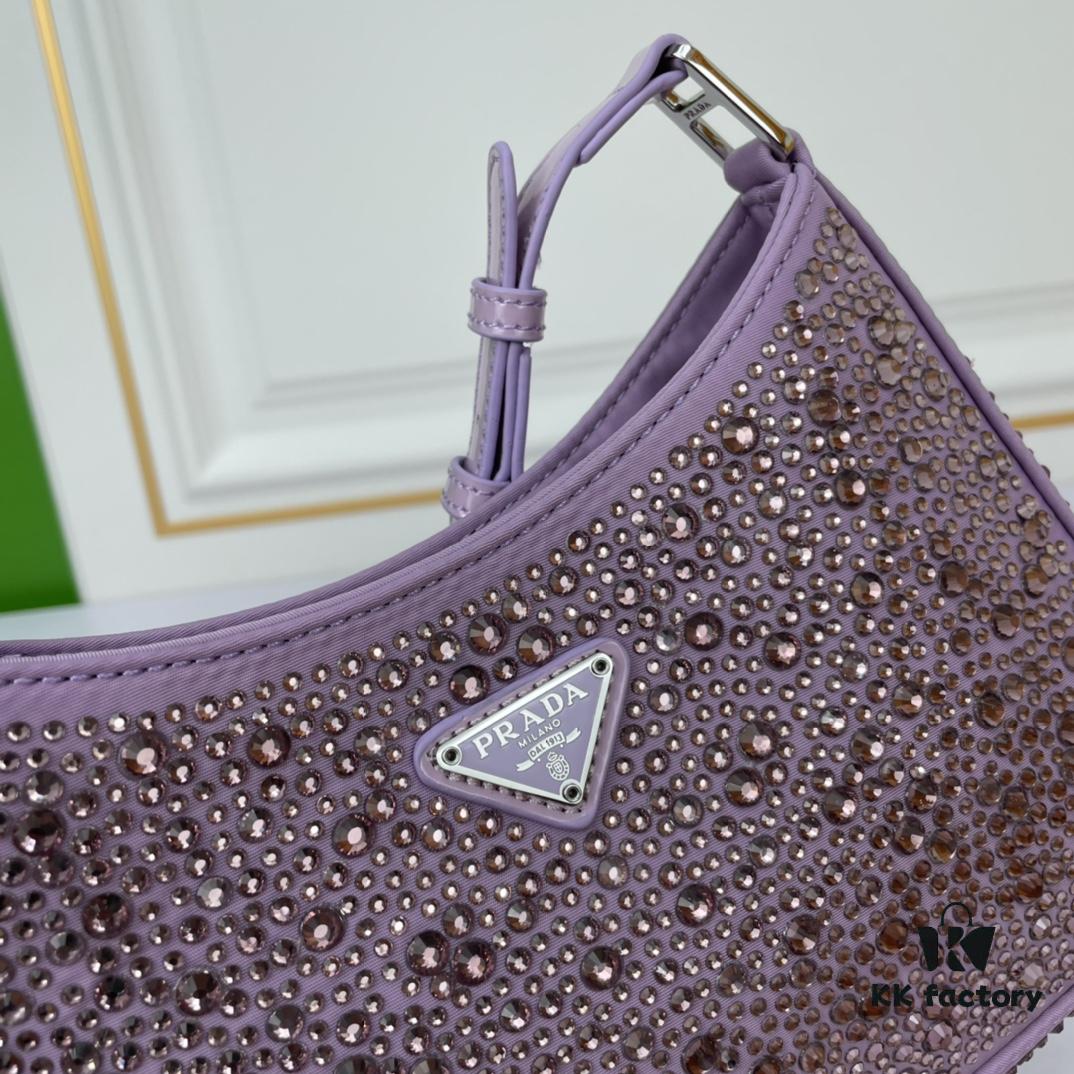 6930b8716e68136f4d9ae38c Original Order, Factory Custom Leather, PRADA Launches New 2022 Spring/Summer Crystal Hobo Handbag