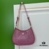 6930b8746e68136f4d9ae390 Box Included, Original Order, Factory Custom Leather ♥️ PRADA Launches New 2022 Spring/Summer Crystal Hobo Handbag, Crafted from Premium Calfskin, Inspired by Du Juan, Wen Qi, and Deng Enxi, Faithfully Reproduced, Lightweight and Stylish, Must-Have for Fashion Enthusiasts