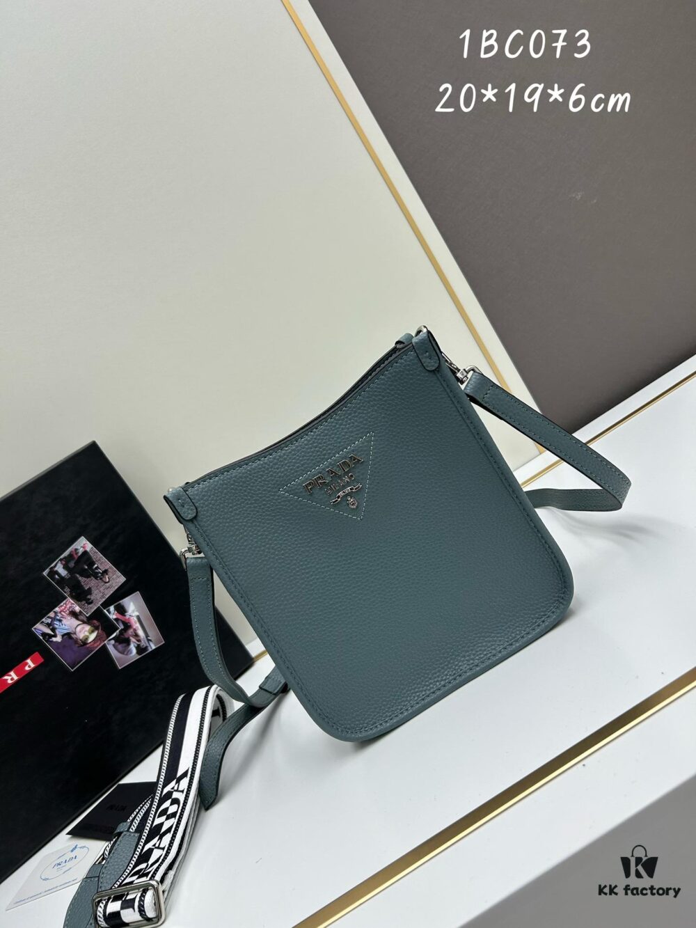 6930b8776e68136f4d9ae396 High-Quality PRADA Shoulder Crossbody Bag - Imported Full-Grain Coarse Crispy Calf Leather, Detachable Logo Woven Strap, Metal Triangular Logo, Magnetic Closure