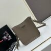 6930b8796e68136f4d9ae39a High-Quality PRADA Shoulder Crossbody Bag - Imported Full-Grain Coarse Crispy Calf Leather, Detachable Logo Woven Strap, Metal Triangular Logo, Magnetic Closure