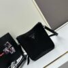 6930b87a6e68136f4d9ae39c High-Quality PRADA Shoulder Crossbody Bag - Imported Full-Grain Coarse Crispy Calf Leather, Detachable Logo Woven Strap, Metal Triangular Logo, Magnetic Closure