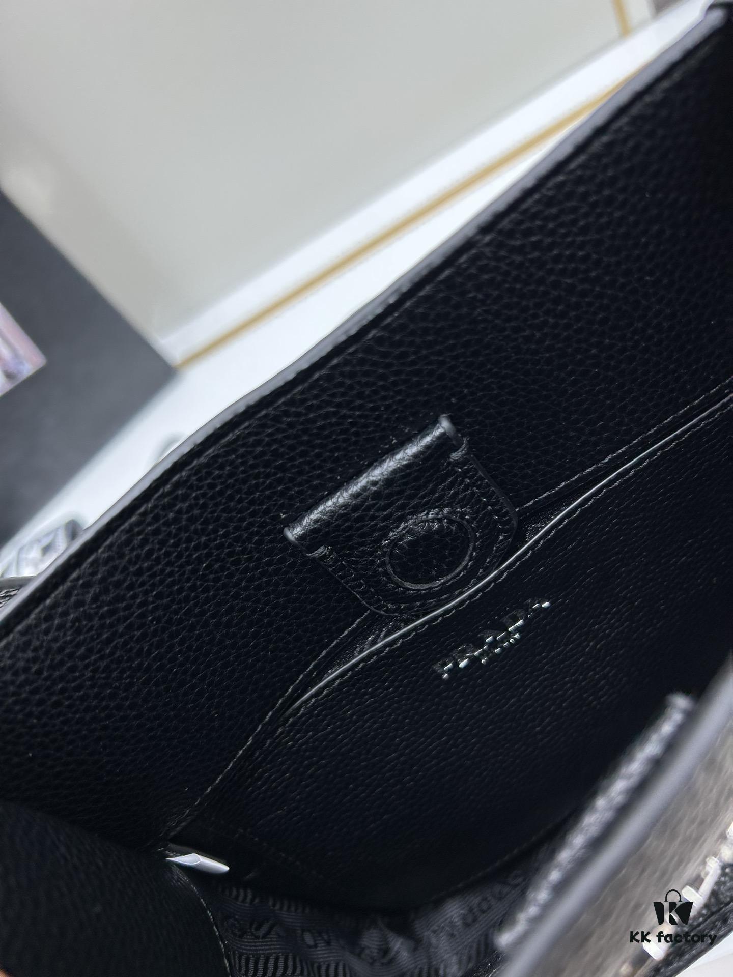 6930b87e6e68136f4d9ae3a4 High-Quality PRADA Shoulder Crossbody Bag - Imported Full-Grain Coarse Crispy Calf Leather, Detachable Adjustable Straps, Metal Logo, Magnetic Closure