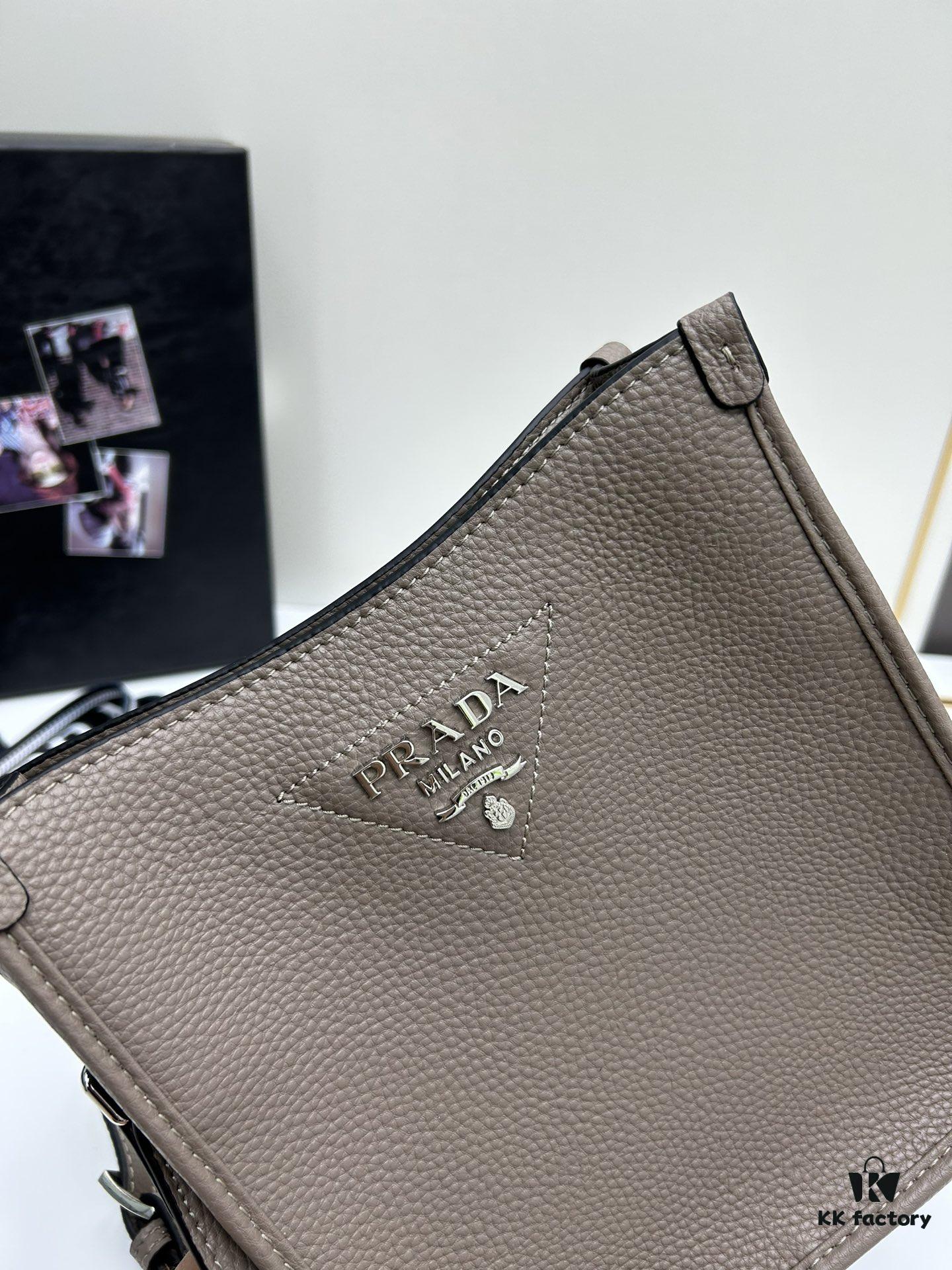 6930b8816e68136f4d9ae3a8 High-Quality PRADA Shoulder Crossbody Bag with Dual Straps (Leather Strap + Lettered Fabric Strap)