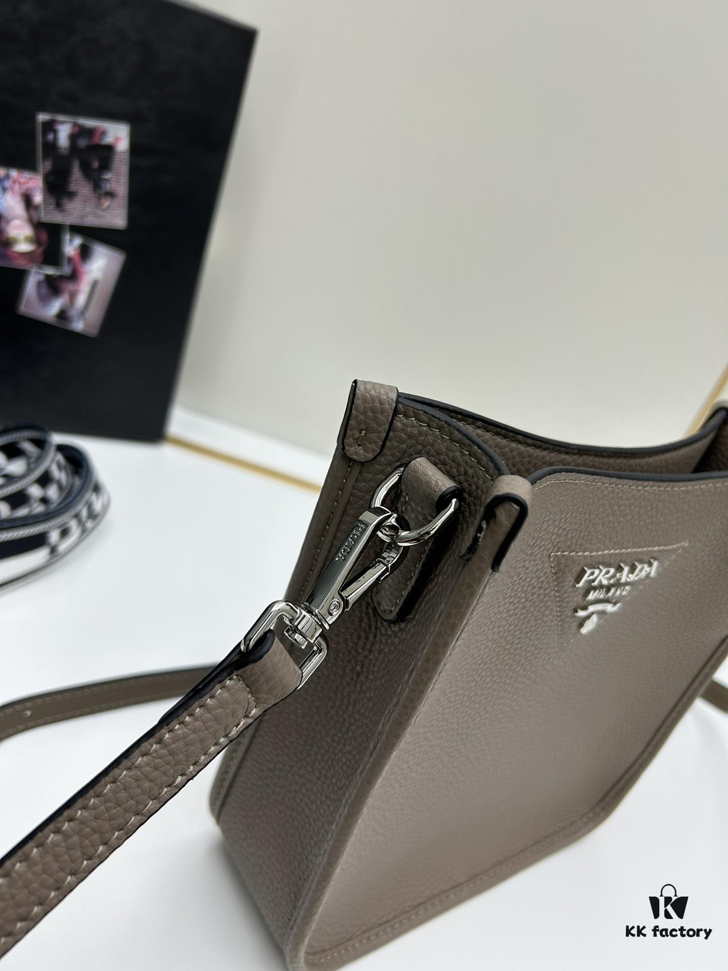 6930b8836e68136f4d9ae3aa High-Quality PRADA Shoulder Crossbody Bag with Dual Straps (Leather Strap + Lettered Fabric Strap)